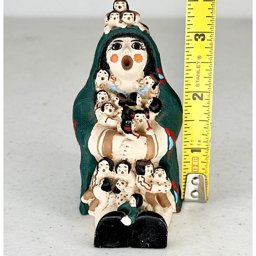 American Legacy Native American Pueblo Storyteller Figurine Cochiti 3.5” - Picture 2 of 8